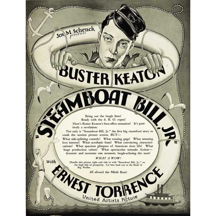 Steamboat Bill Jr. Movie Poster (11 x 17) - Item MOVGB93040 Image 1