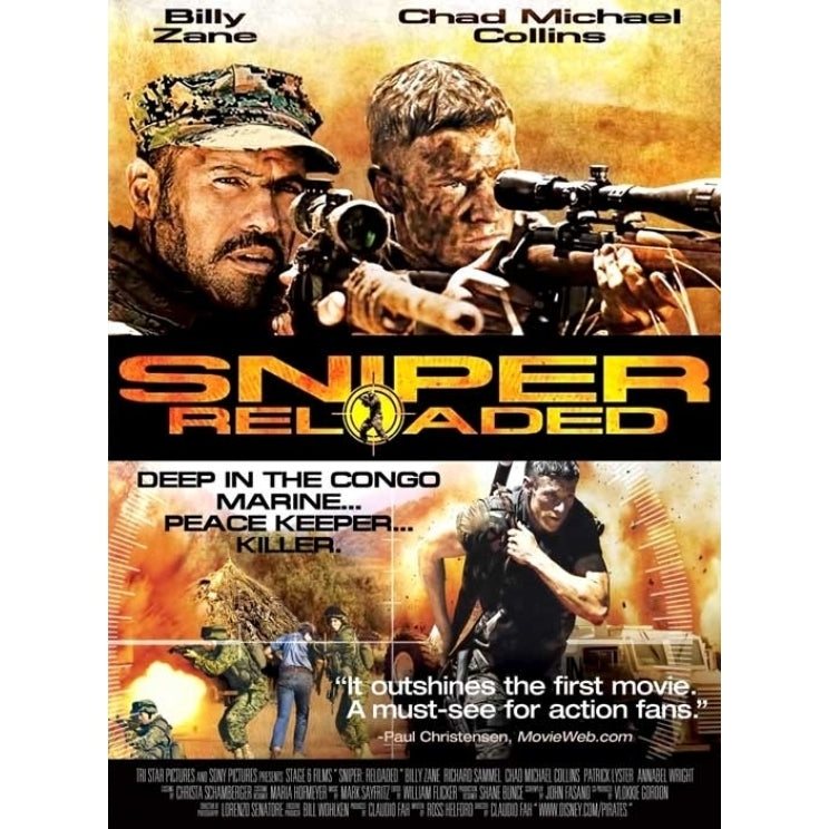 Sniper Reloaded Movie Poster (11 x 17) - Item MOVGB98193 Image 1