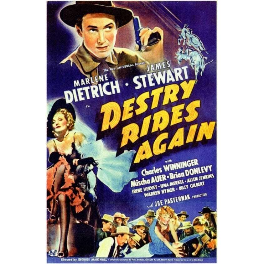 Destry Rides Again Movie Poster (11 x 17) - Item MOVGC0879 Image 1