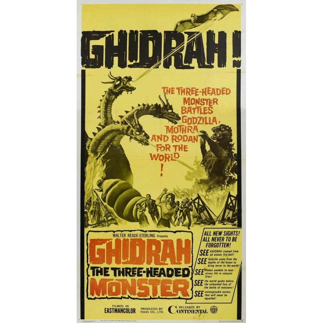 Ghidrah the Three-Headed Monster Movie Poster (11 x 17) - Item MOVGB99560 Image 1