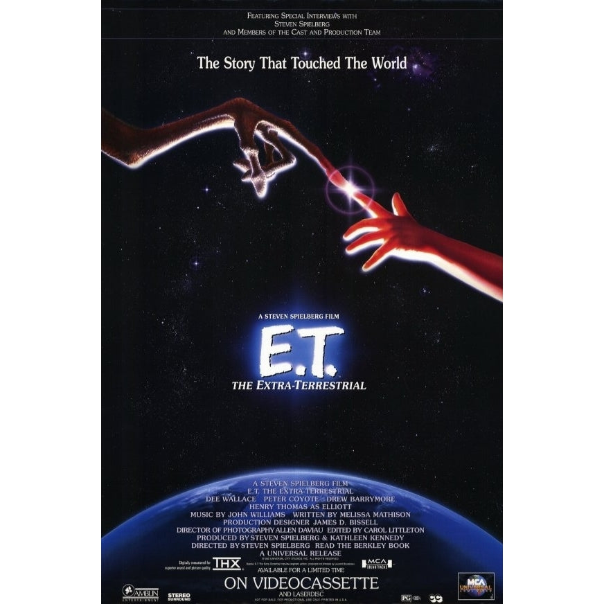 E.T. The Extra-Terrestrial Movie Poster Print (11 x 17) - Item MOVGC6882 Image 1