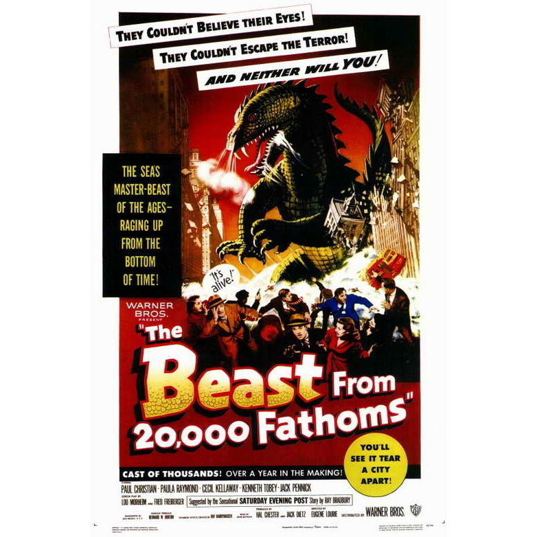 The Beast from 20 000 Fathoms Movie Poster (11 x 17) - Item MOVGC7870 Image 1