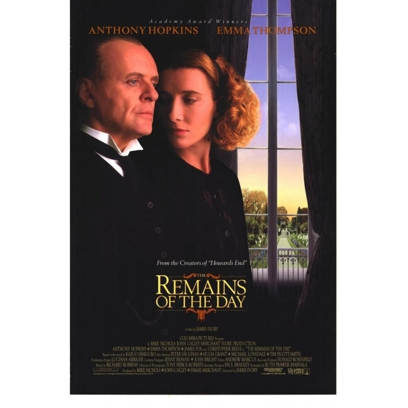 The Remains of the Day Movie Poster (11 x 17) - Item MOVGD9803 Image 1