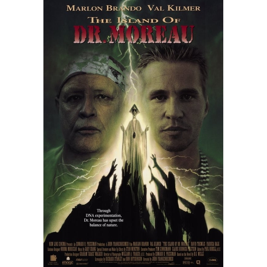 The Island of Dr. Moreau Movie Poster Print (11 x 17) - Item MOVGD9837 Image 1