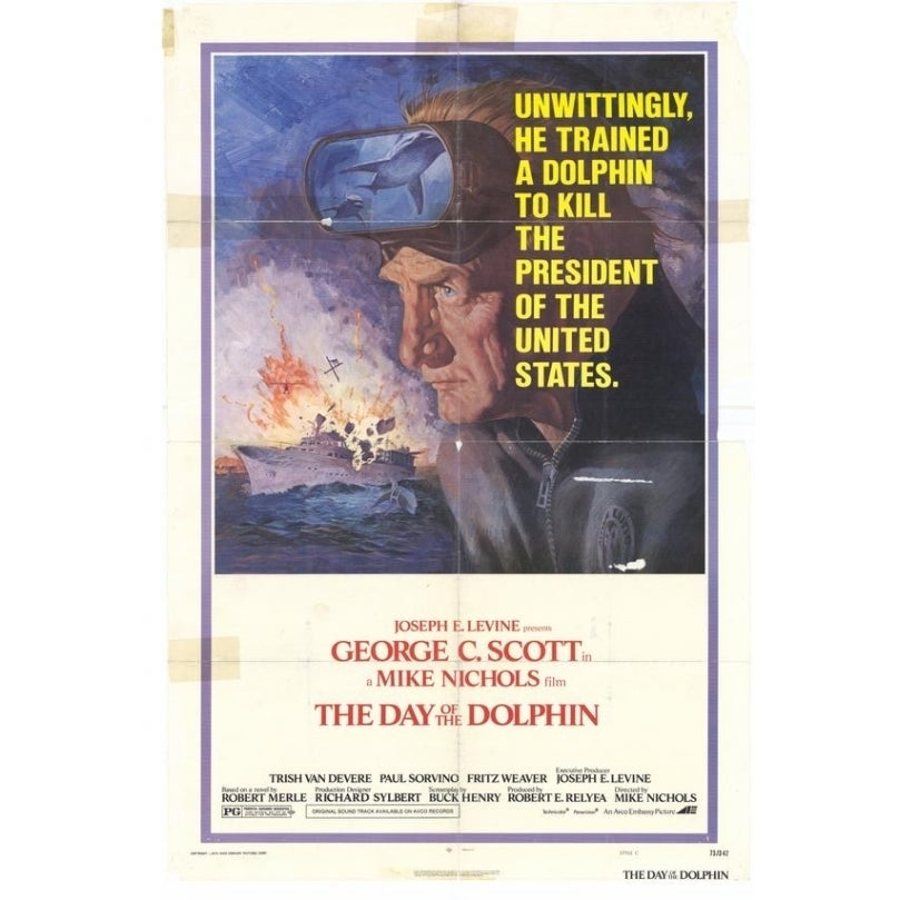 The Day of the Dolphin Movie Poster (11 x 17) - Item MOVGE2076 Image 1