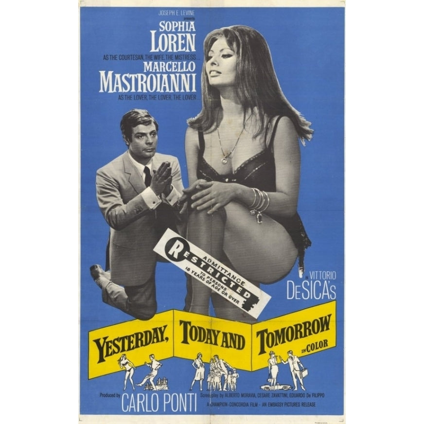 Yesterday Today and Tomorrow Movie Poster (11 x 17) - Item MOVGE2183 Image 1