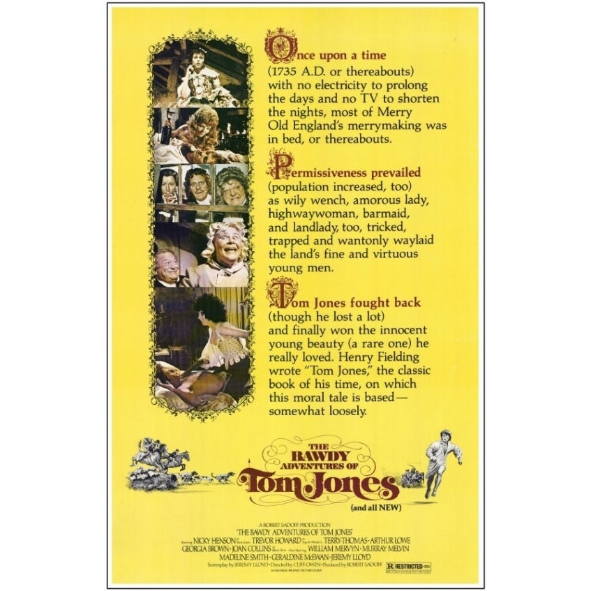 The Bawdy Adventures of Tom Jones Movie Poster (11 x 17) - Item MOVGE5654 Image 1