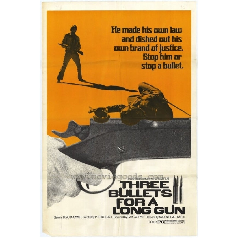 Three Bullets for a Long Gun Movie Poster (11 x 17) - Item MOVGE5973 Image 1