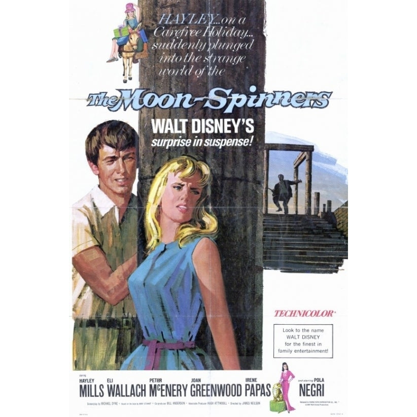 The Moon-Spinners Movie Poster (11 x 17) - Item MOVGE8182 Image 1