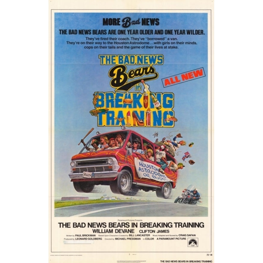 The Bad News BearsThe Bad News Bears in Breaking Training Movie Poster (11 x 17) - Item MOVGE8864 Image 1