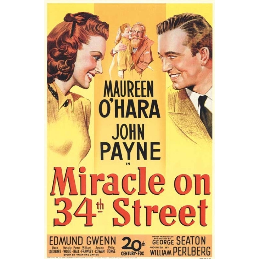 Miracle on 34th Street Movie Poster Print (27 x 40) - Item MOVGF0176 Image 1