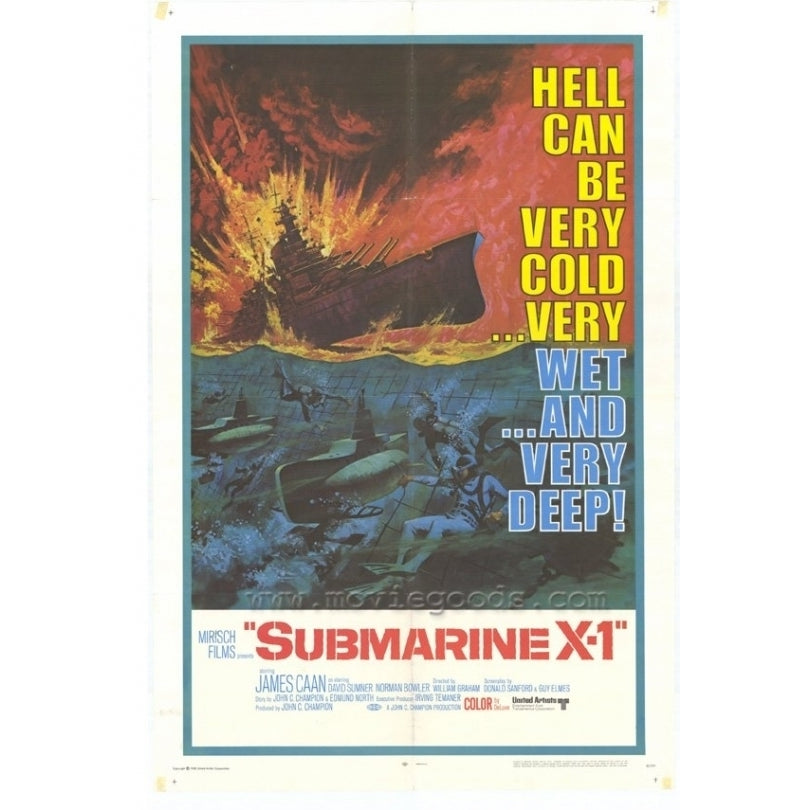 Submarine X-1 Movie Poster Print (27 x 40) - Item MOVGF0392 Image 1