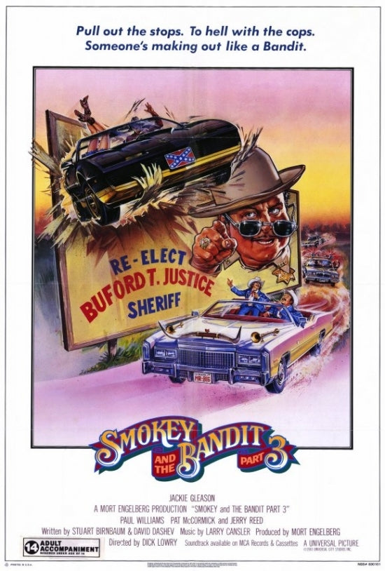 Smokey and the Bandit Part 3 Movie Poster Print (27 x 40) - Item MOVGF0431 Image 1