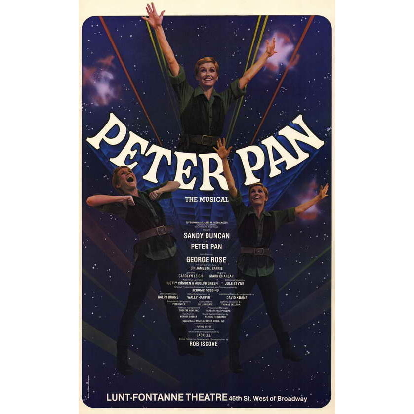 Peter Pan (Broadway) Movie Poster Print (11 x 17) - Item MOVGF1135 Image 1