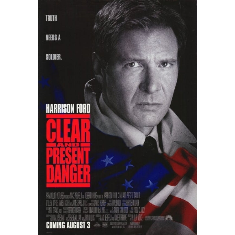 Clear and Present Danger Movie Poster Print (27 x 40) - Item MOVGF1317 Image 1