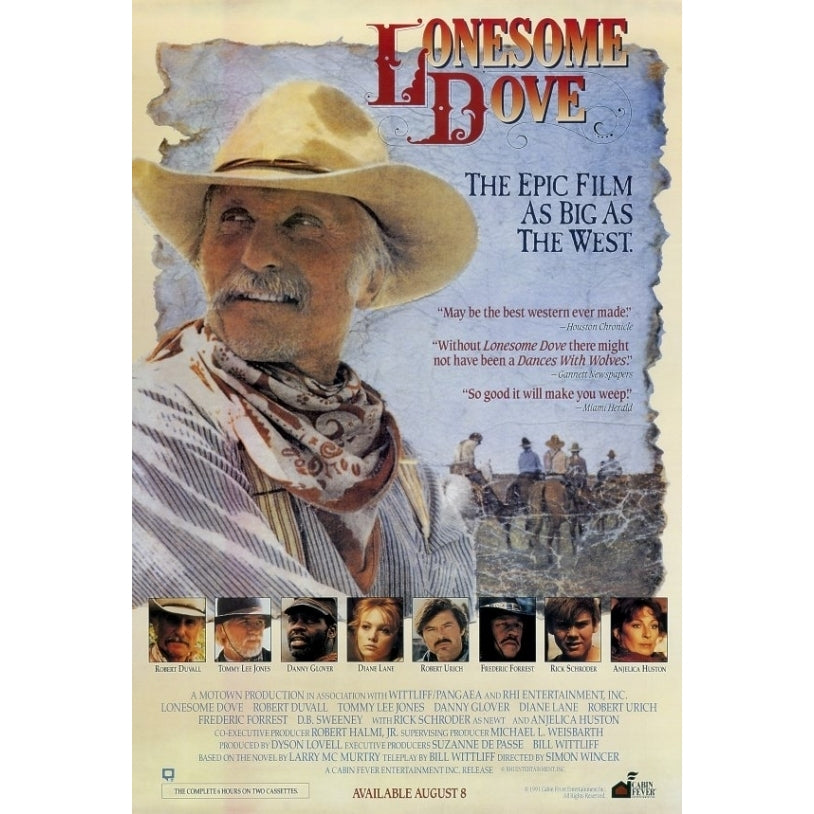 Lonesome Dove Movie Poster Print (27 x 40) - Item MOVGF1291 Image 1