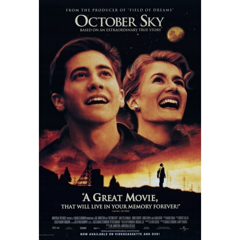 October Sky Movie Poster Print (27 x 40) - Item MOVGF1324 Image 1