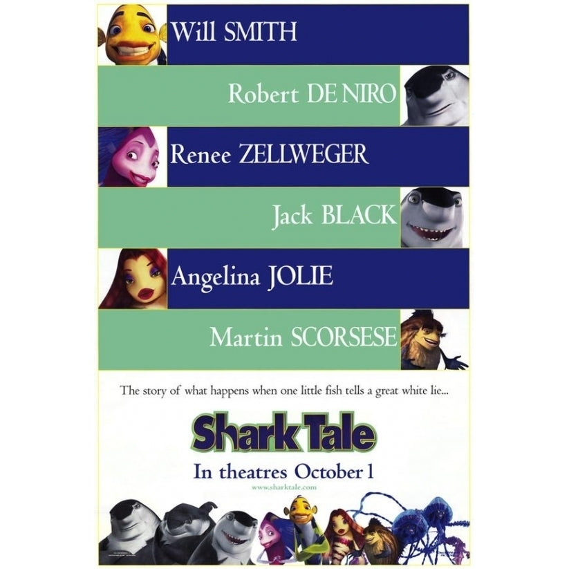 Shark Tale Movie Poster Print (27 x 40) - Item MOVGF1328 Image 1