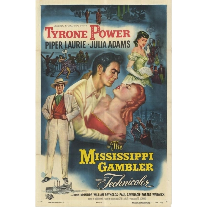 The Mississippi Gambler Movie Poster (11 x 17) - Item MOVGF1866 Image 1