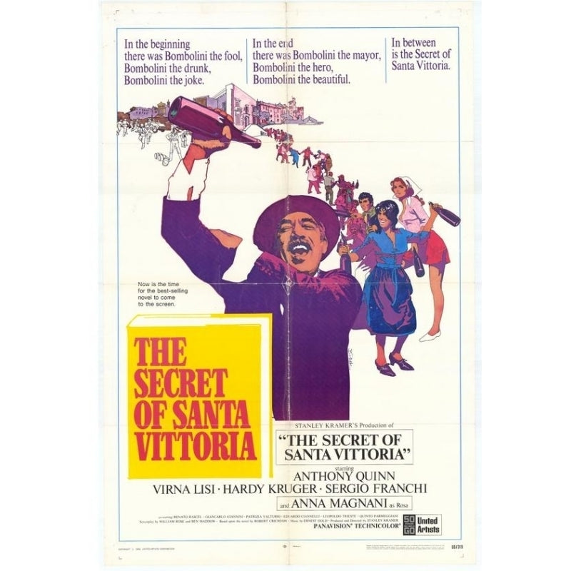 The Secret of Santa Vittoria Movie Poster (11 x 17) - Item MOVGF2106 Image 1