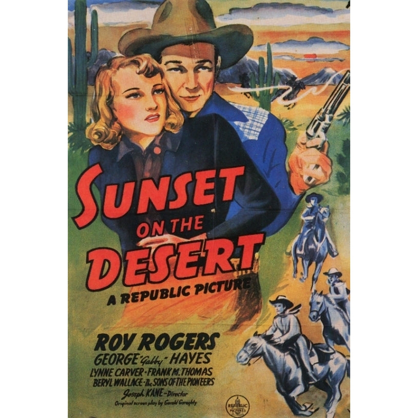 Sunset on the Desert Movie Poster Print (27 x 40) - Item MOVGF2336 Image 1