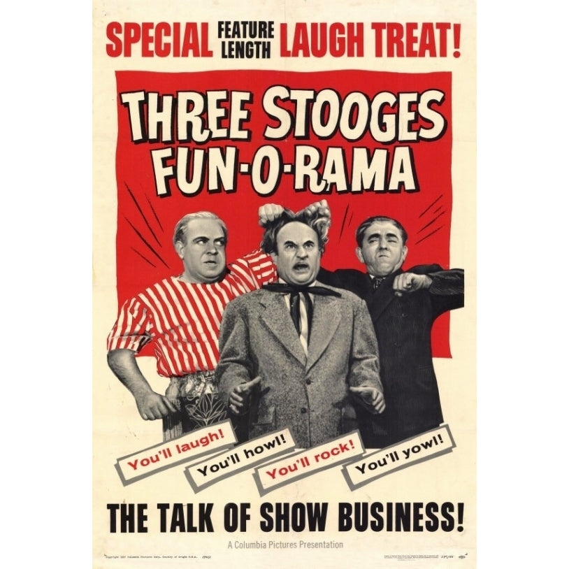 Three Stooges Fun-O-Rama Movie Poster Print (27 x 40) - Item MOVGF2385 Image 1