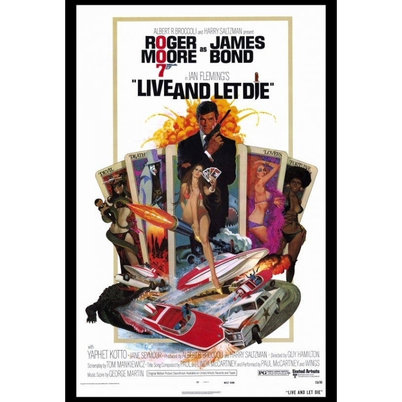 Live and Let Die Movie Poster Print (27 x 40) - Item MOVGF3245 Image 1