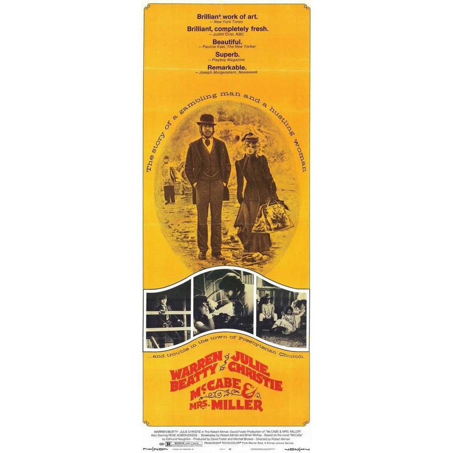 McCabe and Mrs. Miller Movie Poster (11 x 17) - Item MOVGF4093 Image 1