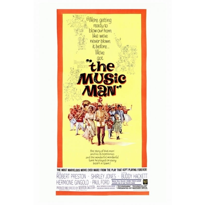 The Music Man Movie Poster Print (27 x 40) - Item MOVGF4181 Image 1