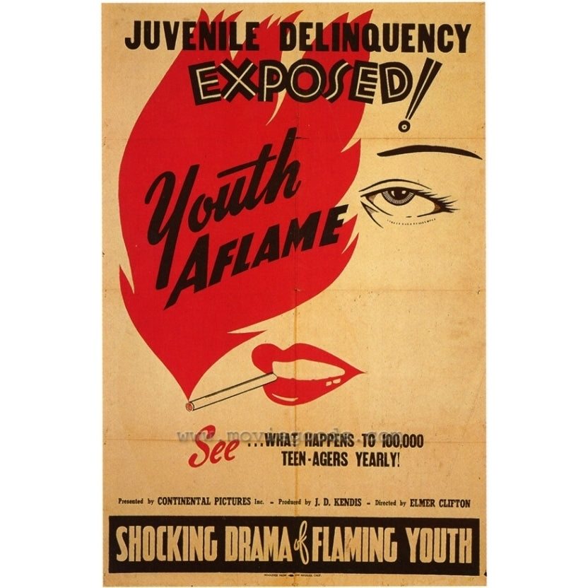 Youth Aflame Movie Poster Print (27 x 40) - Item MOVGF4326 Image 1