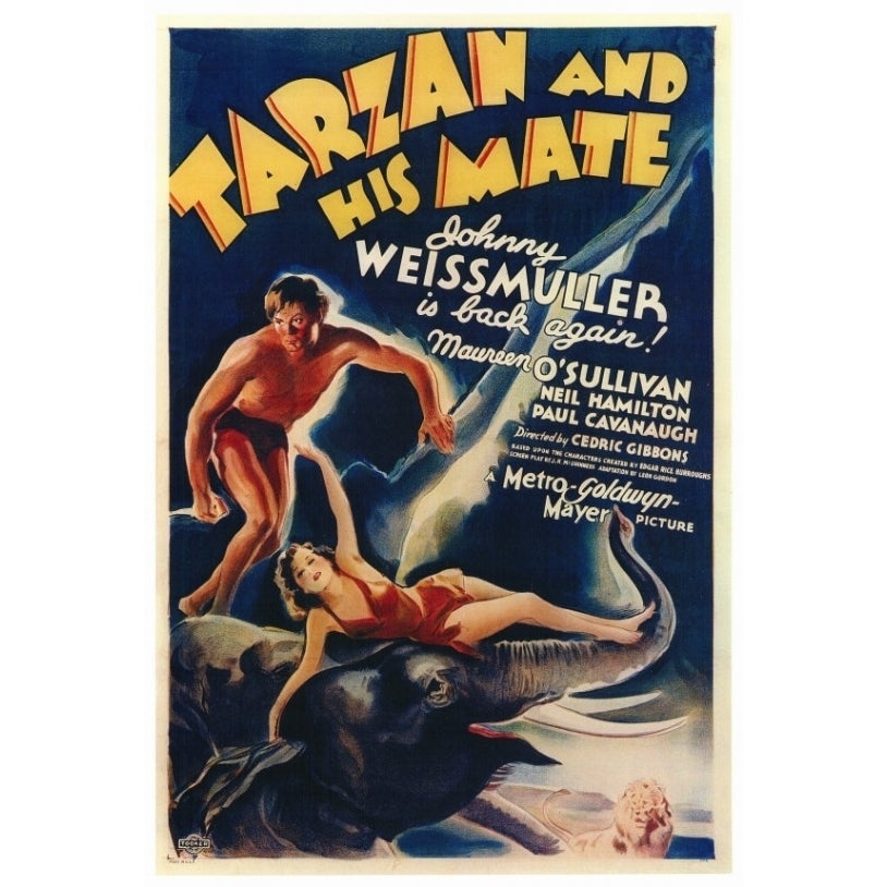 Tarzan and His Mate Movie Poster Print (27 x 40) - Item MOVGF5173 Image 1