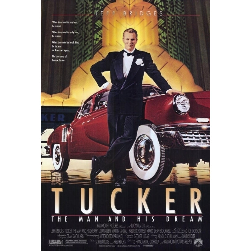 Tucker: The Man and His Dream Movie Poster Print (27 x 40) - Item MOVGF5168 Image 1