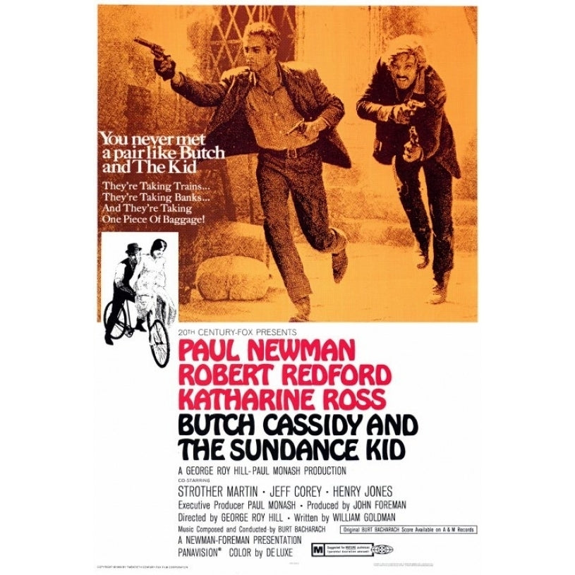 Butch Cassidy and the Sundance Kid Movie Poster Print (27 x 40) Image 1