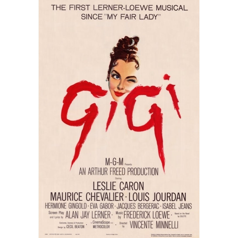 Gigi Movie Poster Print (27 x 40) - Item MOVGF5307 Image 1