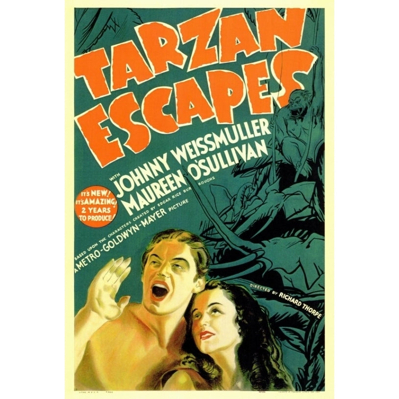 Tarzan Escapes Movie Poster Print (27 x 40) - Item MOVGF6173 Image 1