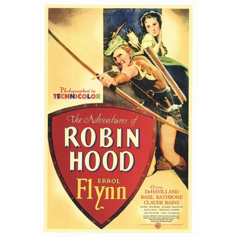 The Adventures of Robin Hood Movie Poster Print (27 x 40) - Item MOVGF6178 Image 1