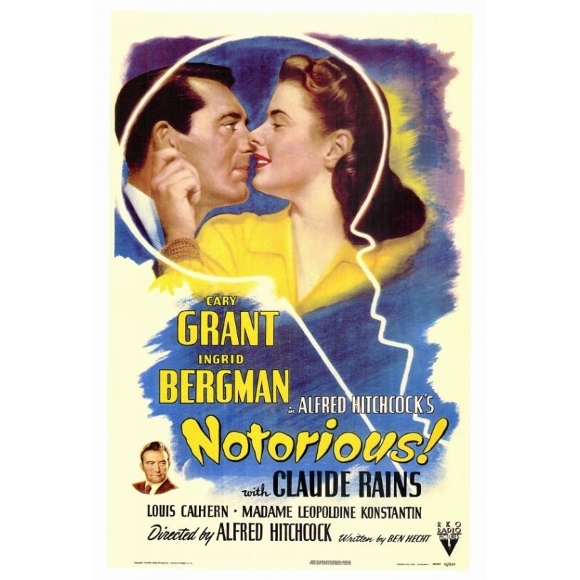 Notorious Movie Poster Print (27 x 40) - Item MOVGF6185 Image 1