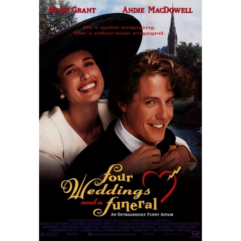 Four Weddings and a Funeral Movie Poster Print (27 x 40) - Item MOVGF6409 Image 1