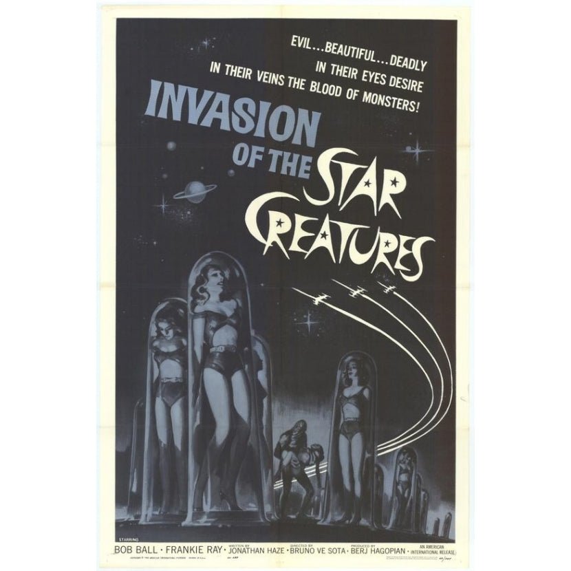 Invasion of the Star Creatures Movie Poster Print (27 x 40) - Item MOVGF7365 Image 1