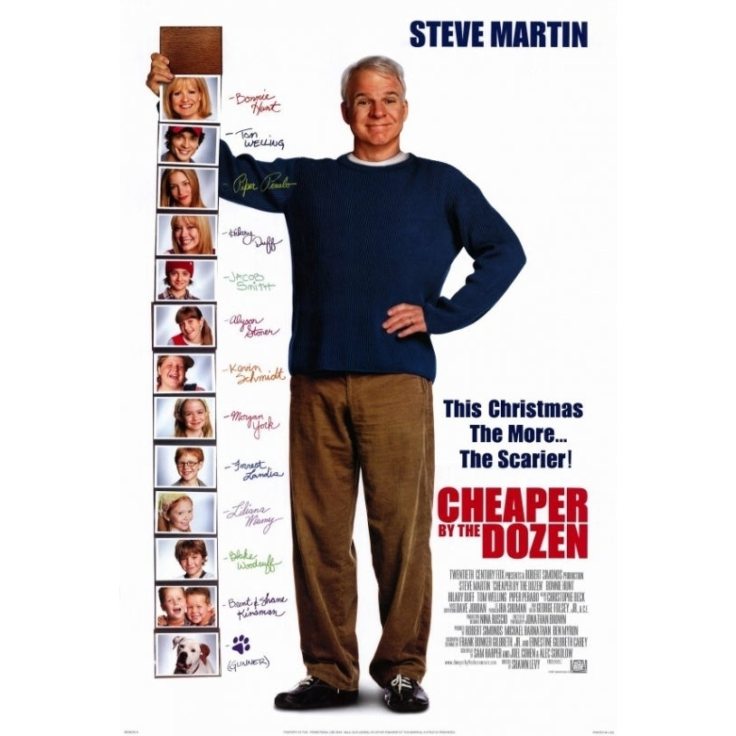 Cheaper by the Dozen Movie Poster Print (27 x 40) - Item MOVGF7398 Image 1