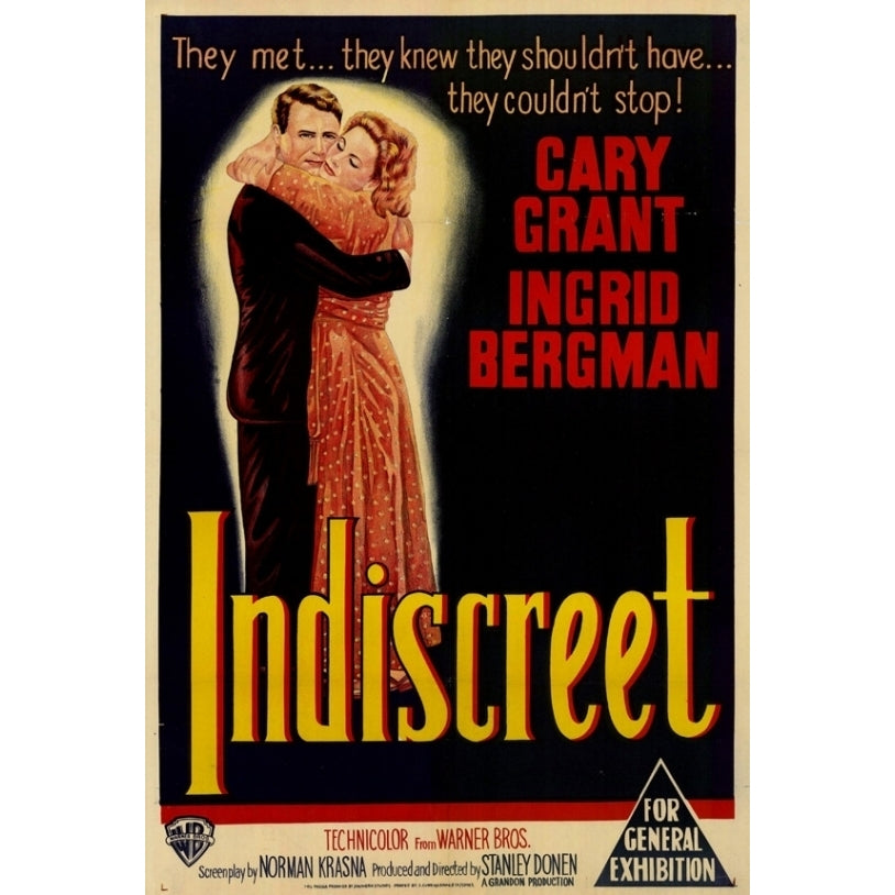 Indiscreet Movie Poster Print (27 x 40) - Item MOVGF7407 Image 1