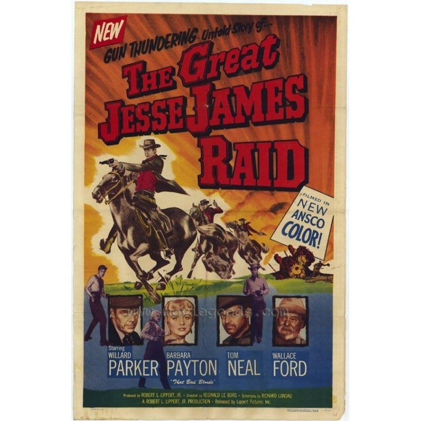 Great Jesse James Raid Movie Poster Print (27 x 40) - Item MOVGF7431 Image 1