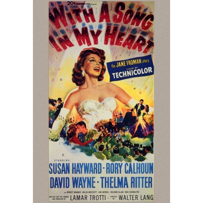 With a Song in My Heart Movie Poster Print (27 x 40) - Item MOVGF8333 Image 1