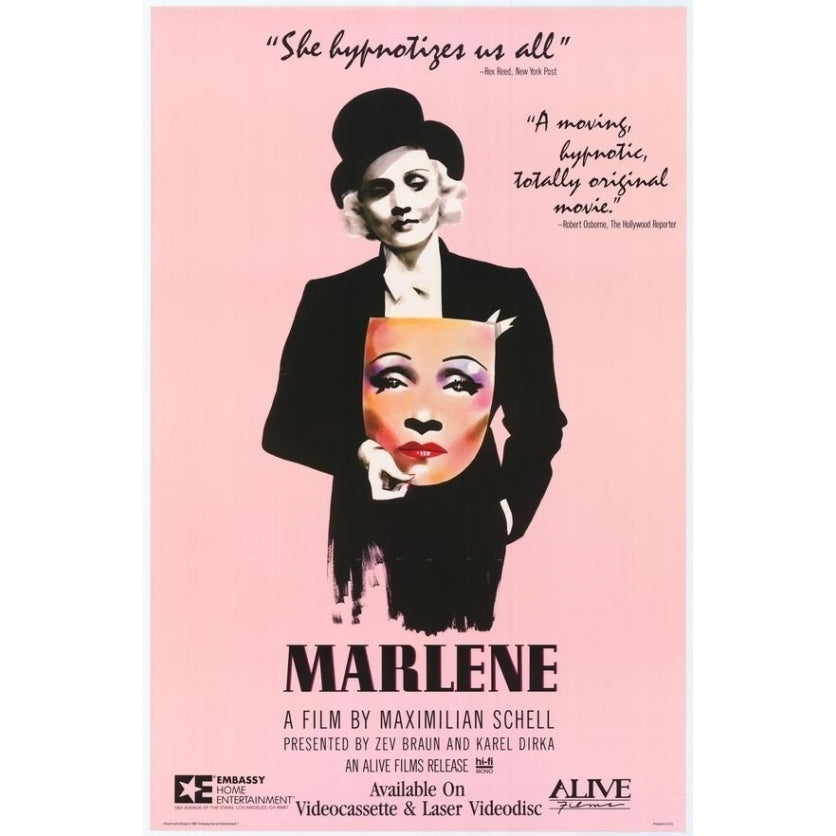 Marlene Movie Poster Print (27 x 40) - Item MOVGF8362 Image 1