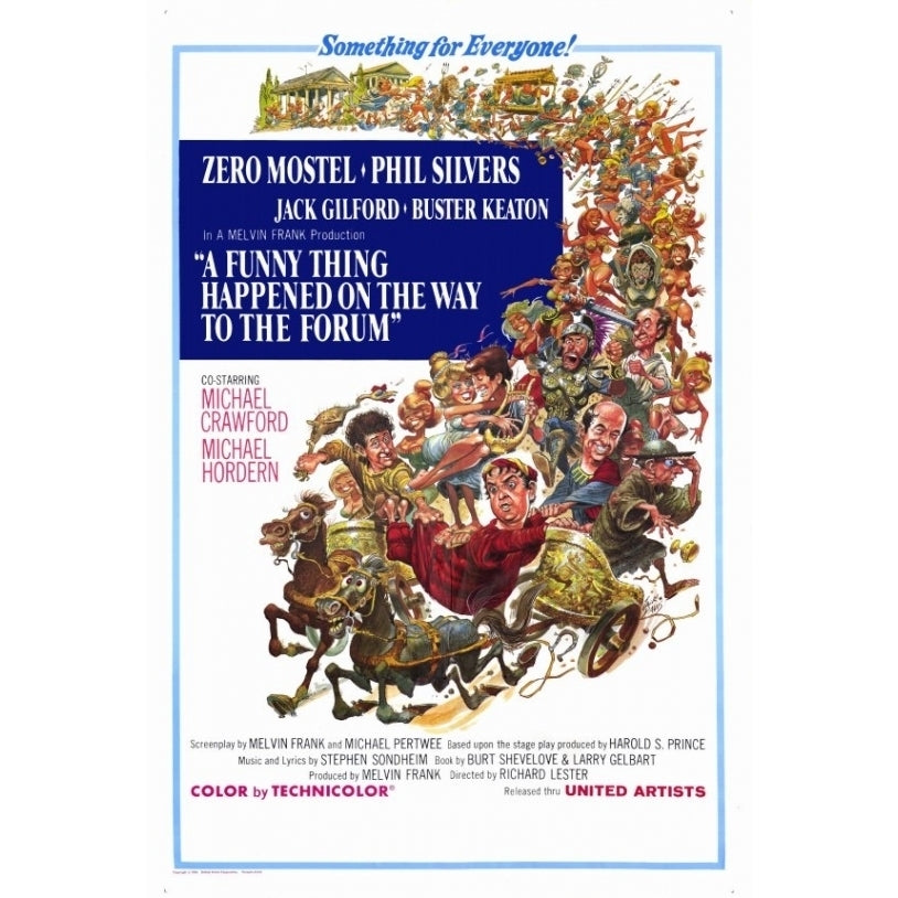 A Funny Thing Happened on the Way to the Forum Movie Poster Print (27 x 40) - Item MOVGF8390 Image 1