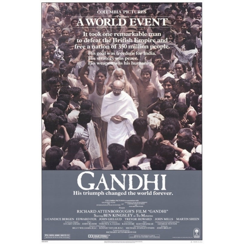 Gandhi Movie Poster Print (27 x 40) - Item MOVGF8387 Image 1