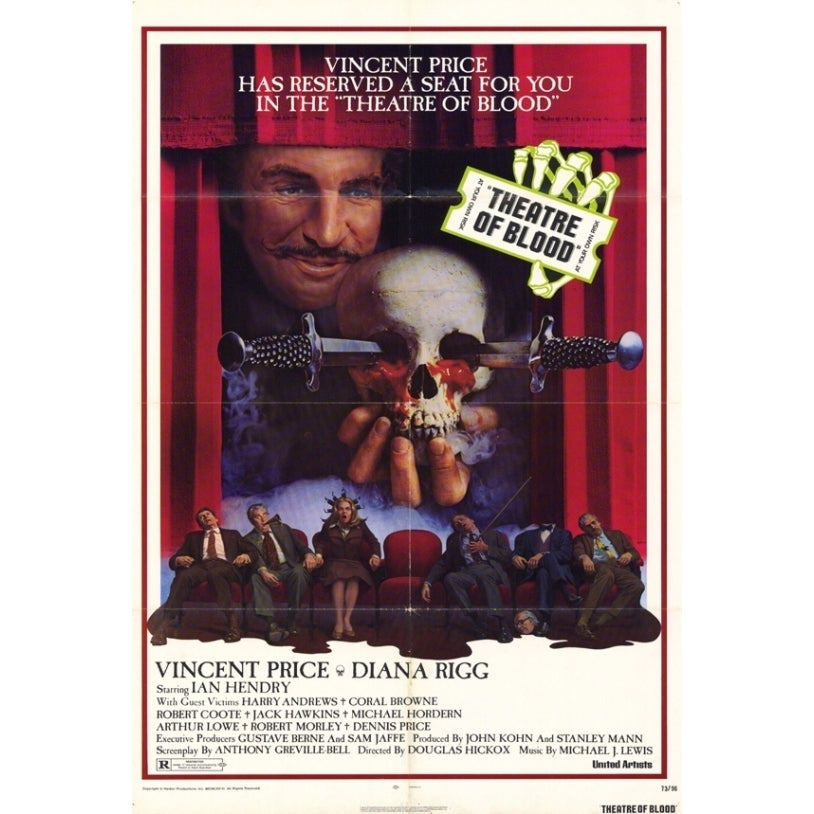 Theatre of Blood Movie Poster Print (27 x 40) - Item MOVGF8429 Image 1