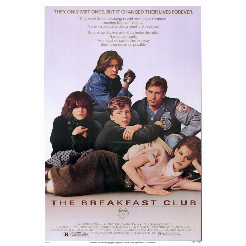 The Breakfast Club Movie Poster Print (27 x 40) - Item MOVGF9310 Image 1