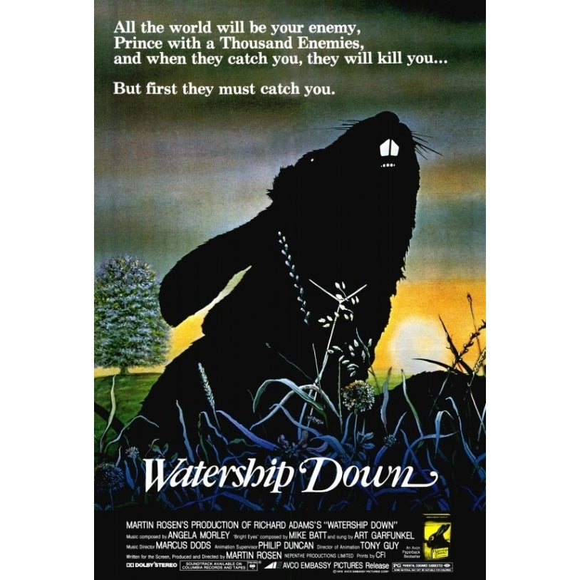 Watership Down Movie Poster Print (27 x 40) - Item MOVGF9345 Image 1