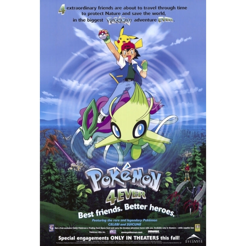 Pokemon 4ever Movie Poster Print (27 x 40) - Item MOVGF9409 Image 1